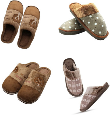 Mahi Enterprises Men Flip Flops(Brown, Brown, Brown, Brown , 6)