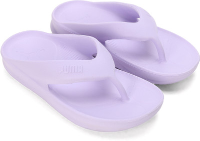 PUMA Women Wave Flip Slippers(Purple , 4)