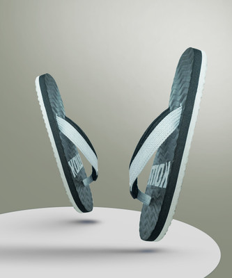 Komfy Men Flip Flops(Grey , 10)