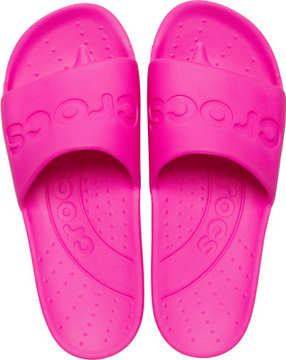 CROCS Women ESSENTIALS Slides(Pink , 4 UK/India)
