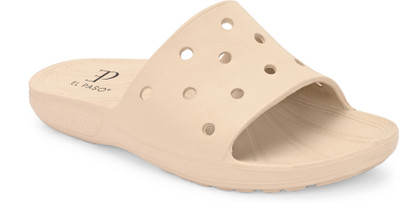 El Paso Men Slides(Beige , 6)