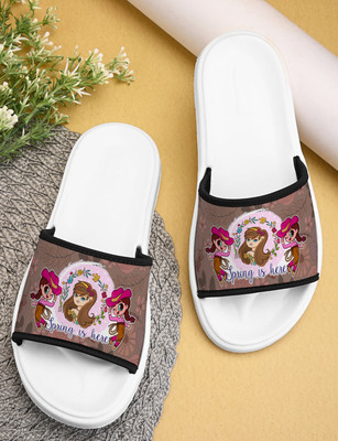 Bootco Women Slides(Pink , 8)