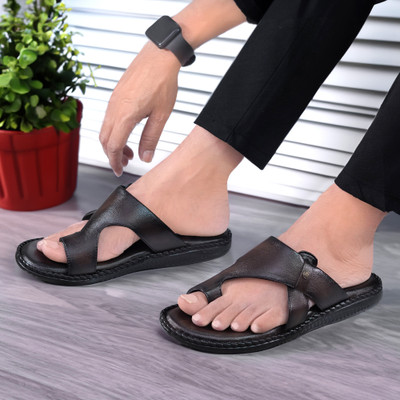 TrendWalk Men Slippers(Brown , 6)