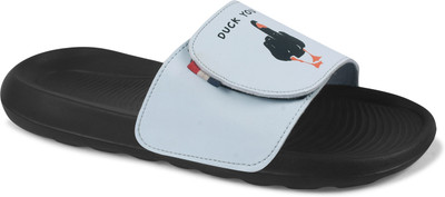 Shoe Mate Men Slides(Blue , 9)