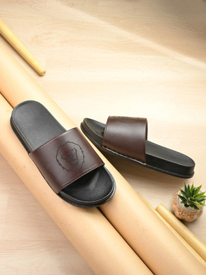 Kastava Men Slides(Brown , 7)