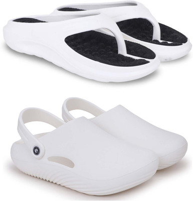 Pampy Angel Men Slippers(White, White , 9)