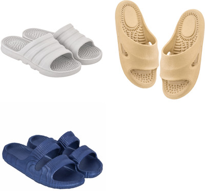 house of common Men Slides(Multicolor , 7)