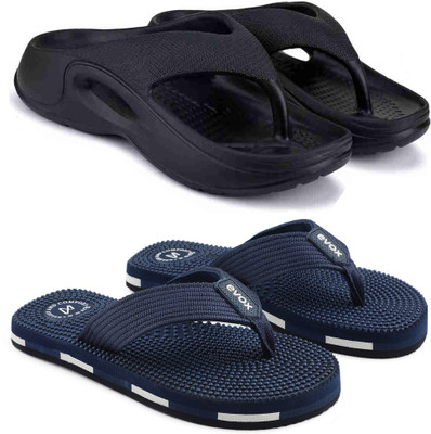 EVOK Men Slippers(Multicolor , 8)