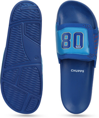Chupps Men MI Legacy BLUE Men's Comfortable Slides & Flip Flop Slides(Blue , 7)