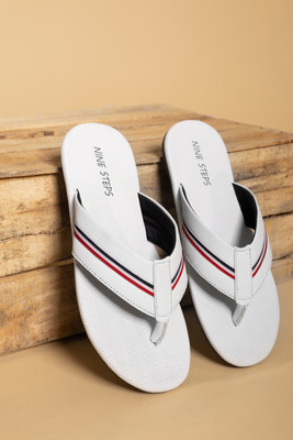 Nico Nerini Men Slippers(White , 6)