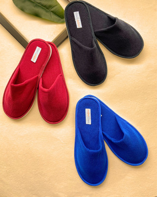 TRAVELKHUSHI Men combo Slipper For Home's Flip Flops Home Fashion soft room 3 pairs Slides(Multicolor , 7 UK/India)