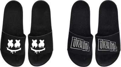 nvisan Men Slides(Grey, White, Black , 7)