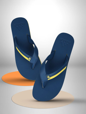 ADIDAS Men Flip Flops(Blue , 8)