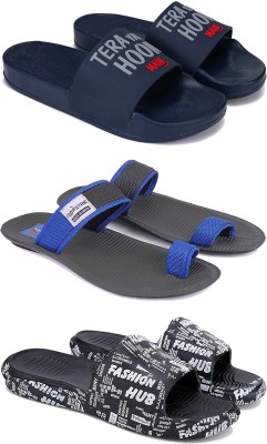 Pennen Men Slides(Black , 6)