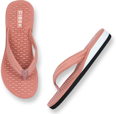 CIBEK Women Flip Flops(Pink , 8)