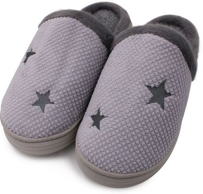 VRITRAZ Men Slippers(Grey , 9)