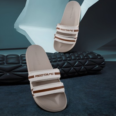 RED TAPE Women Slides(Beige , 4)