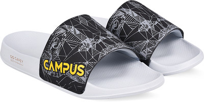 CAMPUS Men Slides(Black , 6)