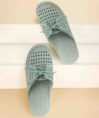 Gizmoz Women Slippers(Green , 5)