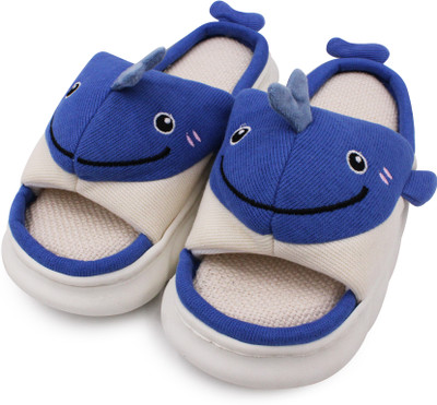 VRITRAZ Women Slippers(Blue , 5)