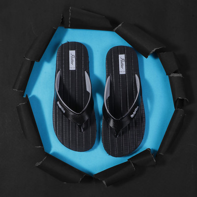 action Men Slippers(Black , 10)