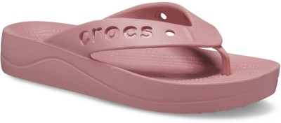 CROCS Women Womens' Baya Platform Flip Flops(Pink , 5 UK/India)