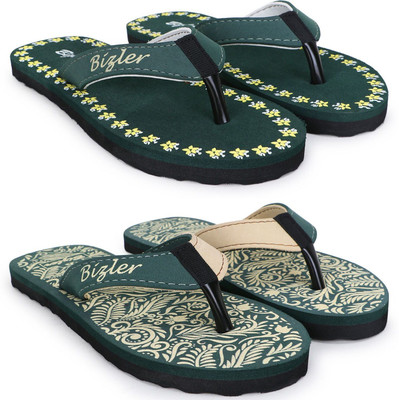BIZLER Women Soft Ortho Slippers | Lightweight, Non-Slip & Stylish Daily Wear Slippers(Multicolor , 5)