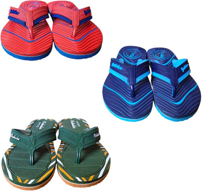 DEEPAKTRADERS Men Slippers(Red, Blue, Green , 10)