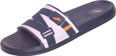 FLITE Men Slides(Navy, Grey , 7)