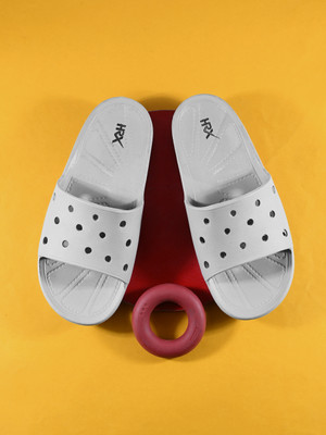 HRX by Hrithik Roshan Men Ultra-Lightweight & Flexible EVA Slip-On for All-Day Comfort Slides(Grey , 7)