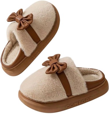 capznmore Women Slippers(Brown , 5)