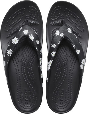 CROCS Women Slippers(Black , 4)