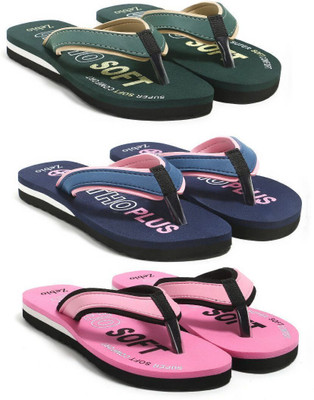 zebio Women Slippers(Multicolor , 7)