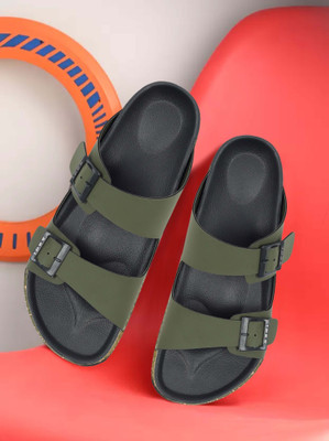 aadi Men Slides(Olive , 6)
