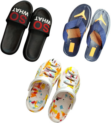 BLIBBERS Men Slippers(Multicolor , 6)