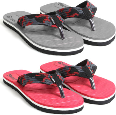 BFOOT Men Flip Flops(Multicolor , 10)