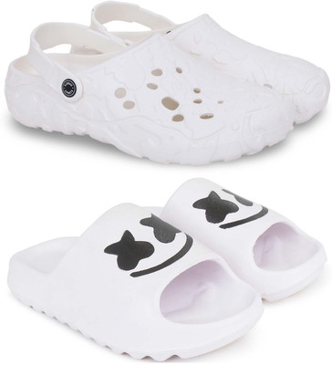 Pampy Angel Men Slippers(White, White , 6)