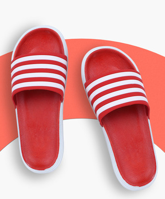 Fabbmate Men Slides(Red , 6)