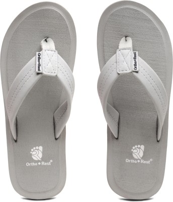 Ortho + Rest Women Flip Flops(Grey , 6)