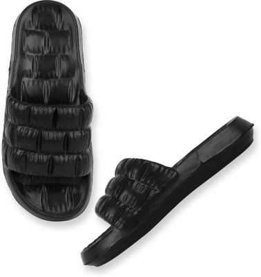 Kapani Fashion Men Men Classic, Lightweight, Ultra cushion, Flipflops, Slipper, Slides (Black , 8) Slides(Black , 8)