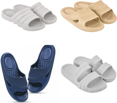 house of common Women Slides(Multicolor , 7)