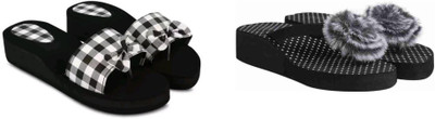 BOOMBEAUTY Women Slides(Multicolor , 5)