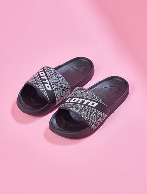 LOTTO Women Midway GFX Slides(Black , 7)