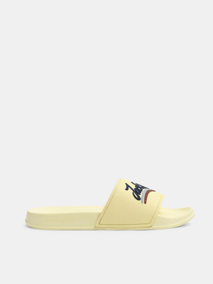 JACK & JONES Men Slides(Yellow , 6)