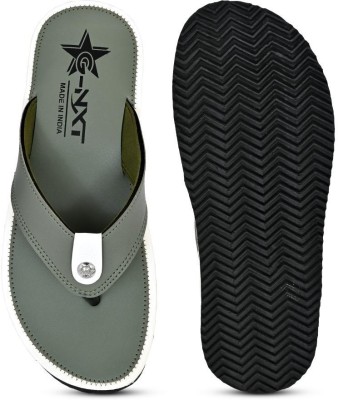 G NXT Men Flip Flops(Green , 10)