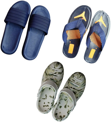 BLIBBERS Men Slippers(Blue, Blue, Multicolor , 9)