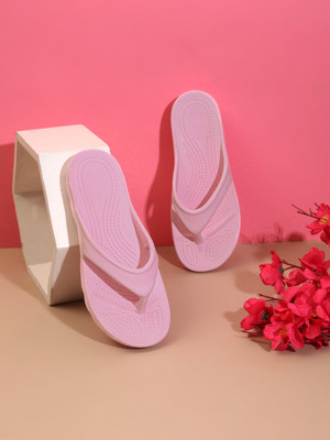 Ziera Women Slippers(Pink , 6)