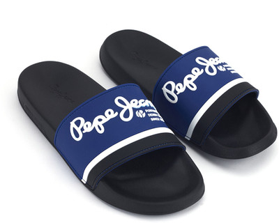 Pepe Jeans Men Slides(Navy , 10)