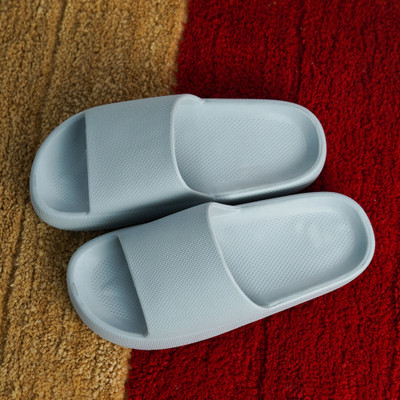 JUSAN Men Flip Flops(Grey , 6)