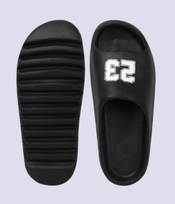 Judgement Men Flip Flops(Black , 8)